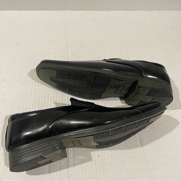 Men’s Royal Shoes Black Faux Leather Slip On Oxford Dress Shoes Size 8 US! - Picture 10 of 12